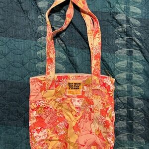 Big Bud Press Artistic Tote - Coral and Yellow
